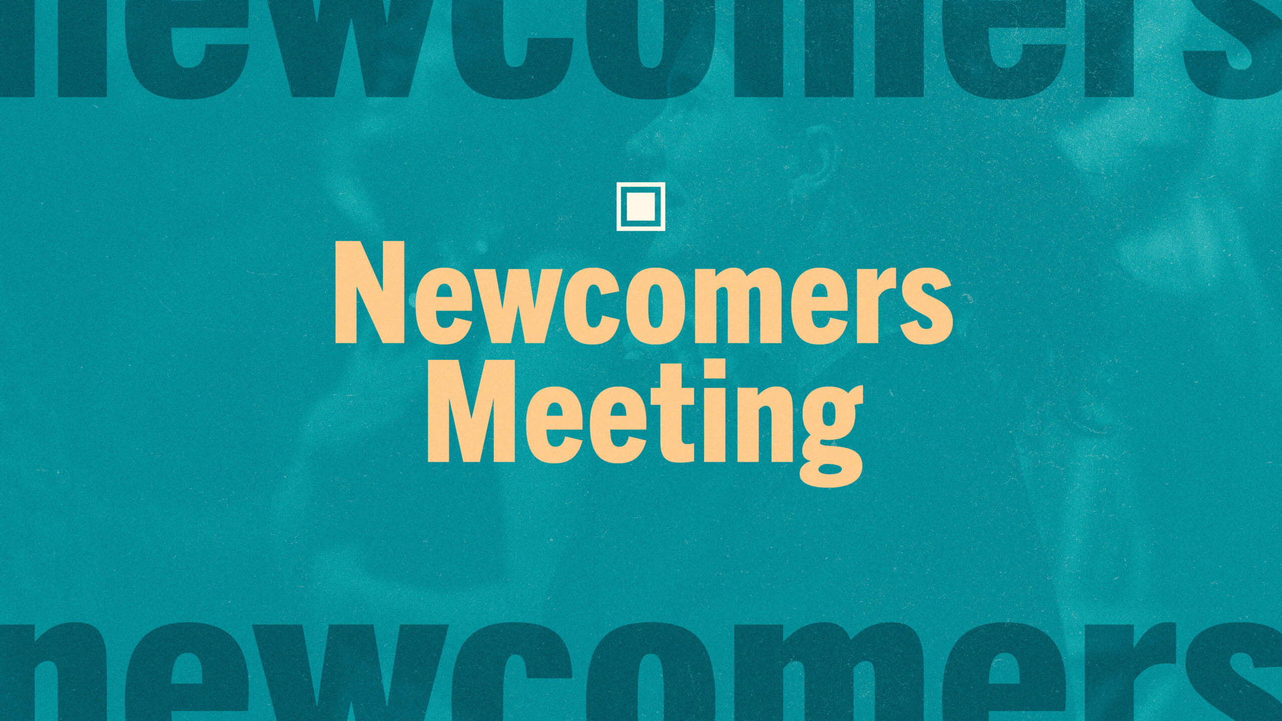 Newcomers Meeting
