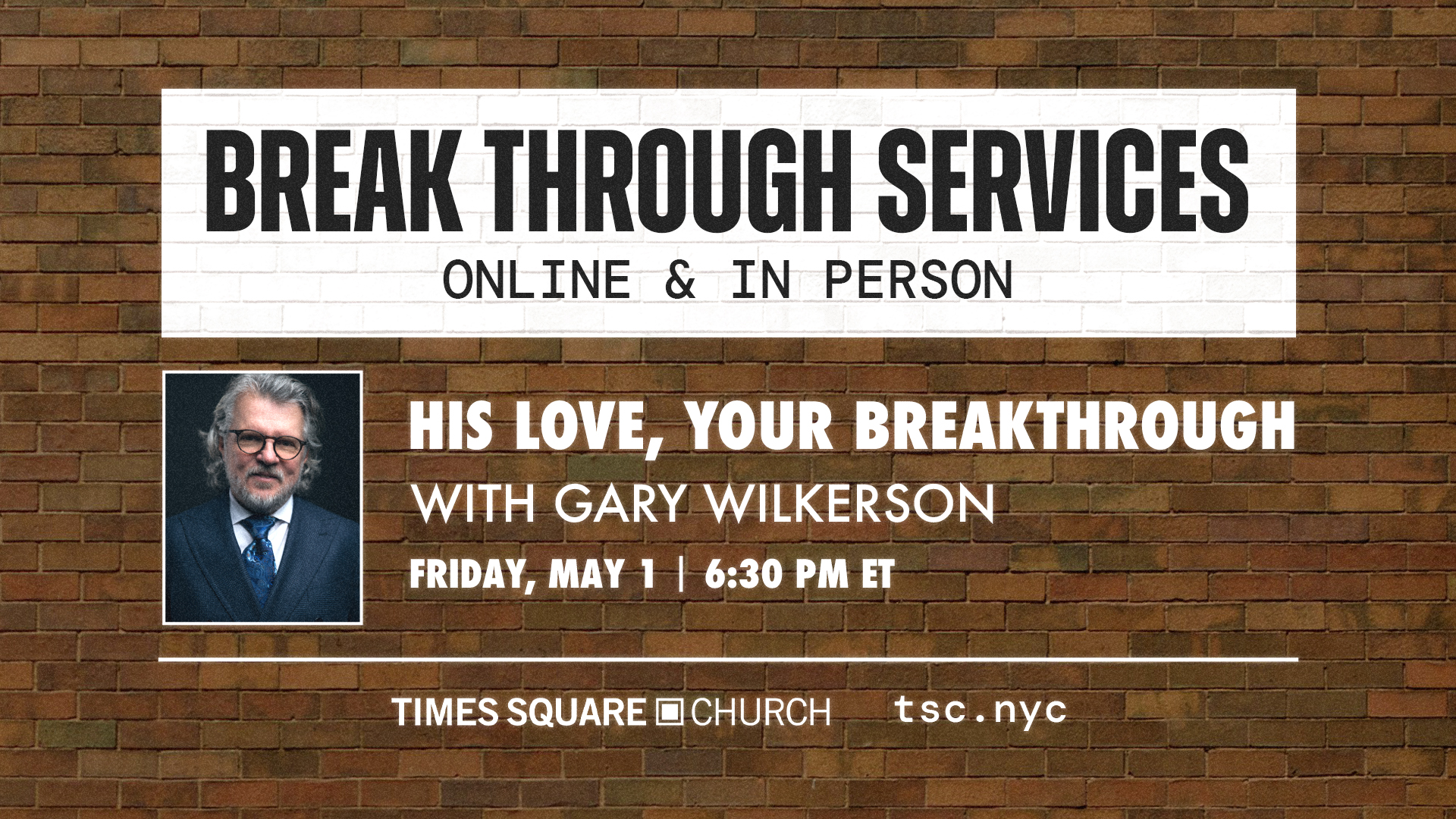 His Love, Your Breakthrough