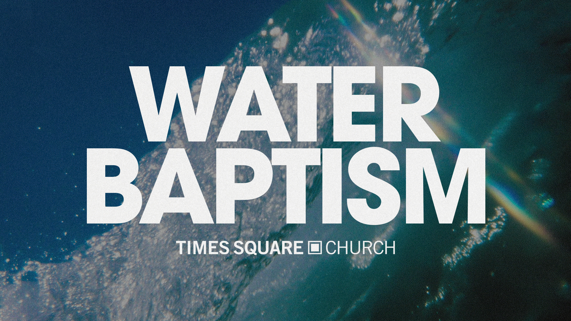 Water Baptism Class