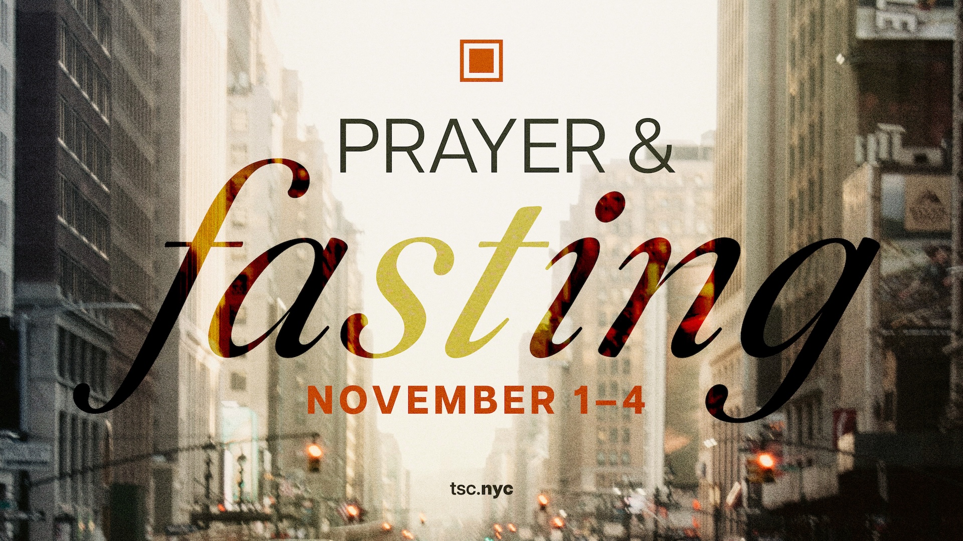 Prayer & Fasting
